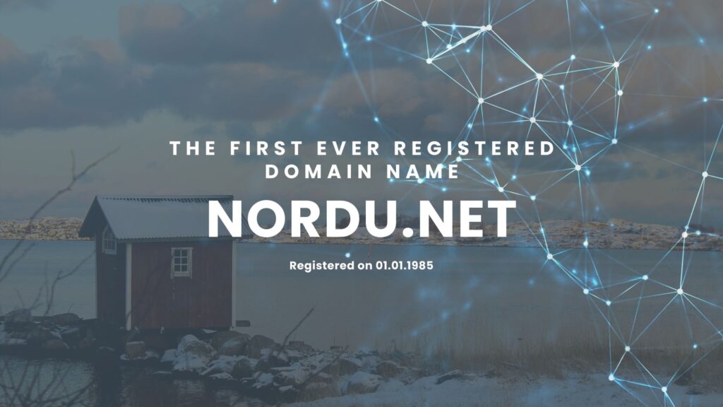the first ever registered domain name was nordu.net